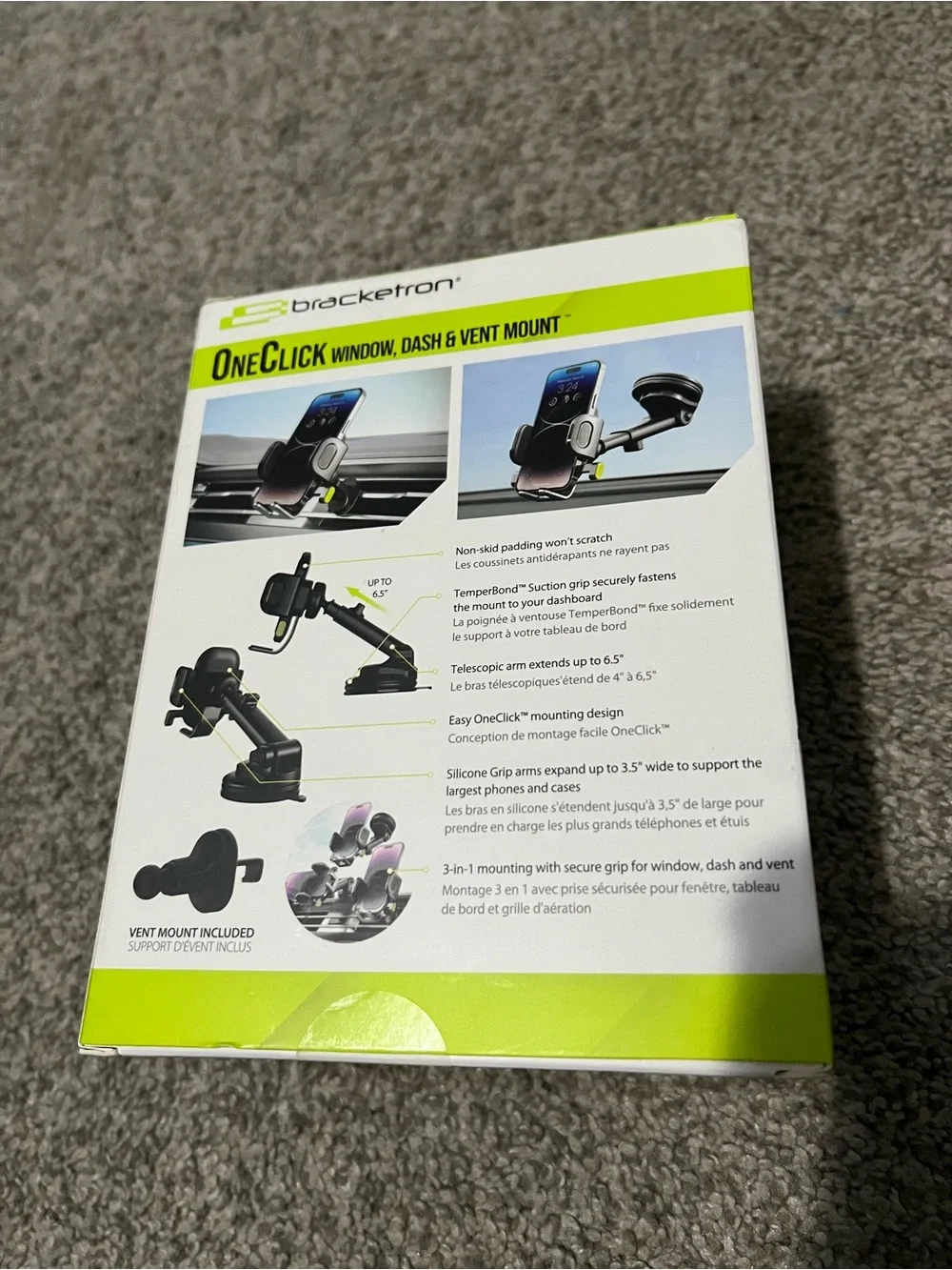 Phone holder window mount from Best Buy